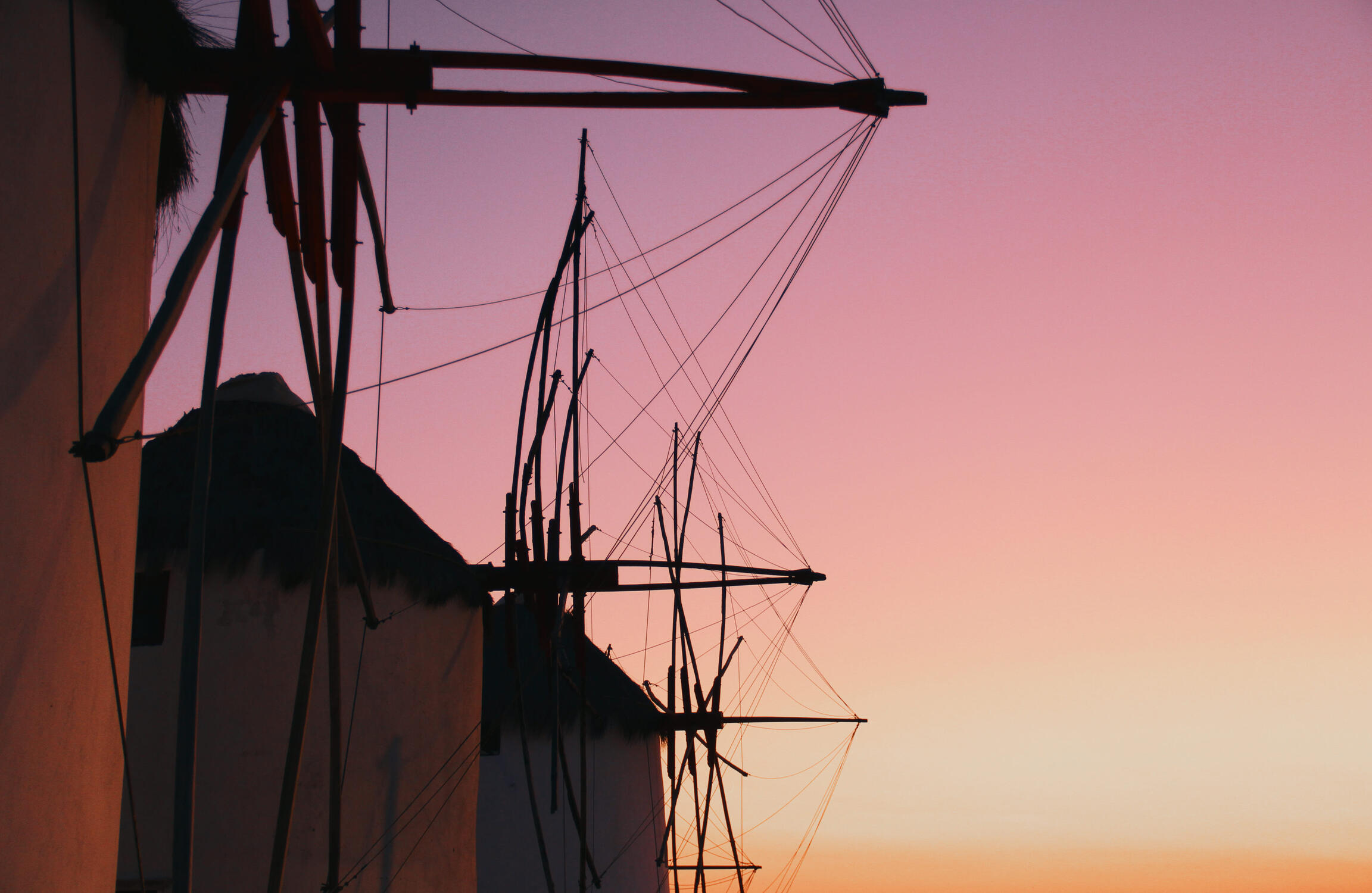 The windmills of Mykonos, Greece