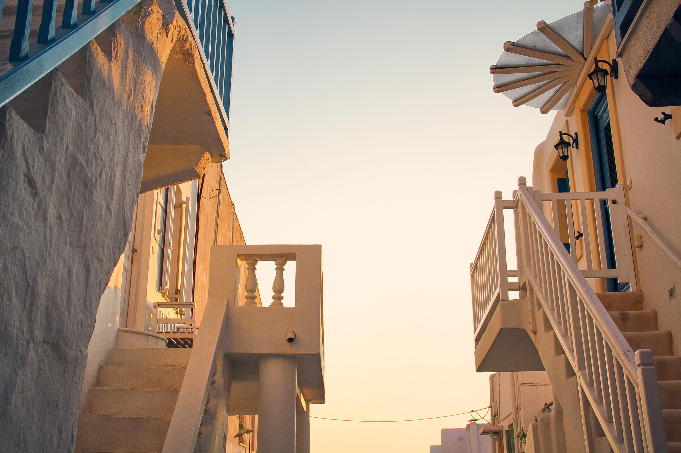 The houses of Mykonos, Greece